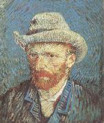 Vincent Van Gogh Self-Portrait wtih straw hat (nn04) china oil painting artist